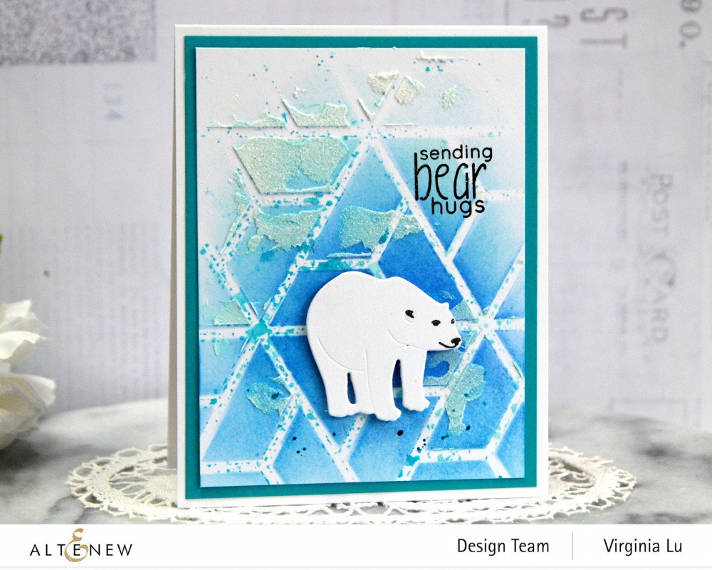 Bild 1 von Altenew Mini Delight: Polar Bear Stamp & Die Set - Bär Stempel und Stanze