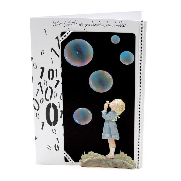 Bild 1 von Cosmic Shimmer Blowing Bubbles Silicone Mould Andy Skinner - Silikonform Seifenblasen