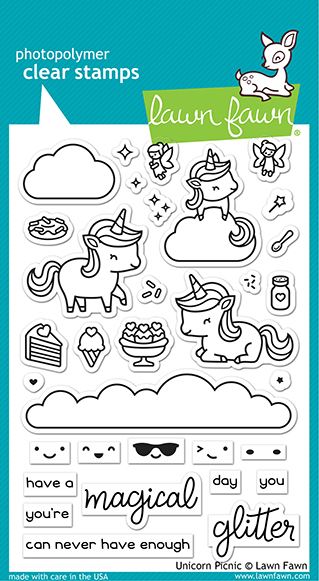 Bild 1 von Lawn Fawn Clear Stamps  - Clearstamp Unicorn Picnic