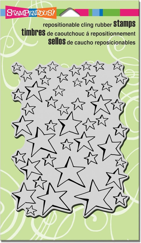Bild 1 von Stampendous Cling Stamps Oh My Stars Rubber Stamp - Gummistempel 