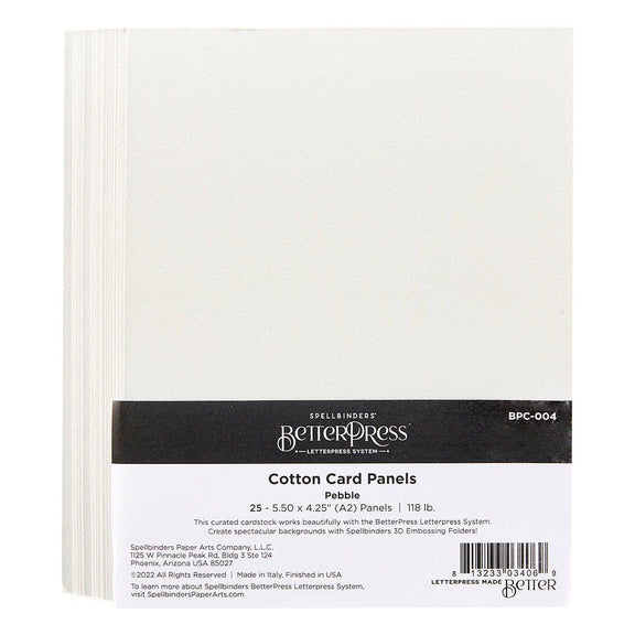 Bild 1 von Spellbinders Pebble BetterPress A2 Cotton Card - Karten für die Betterpress