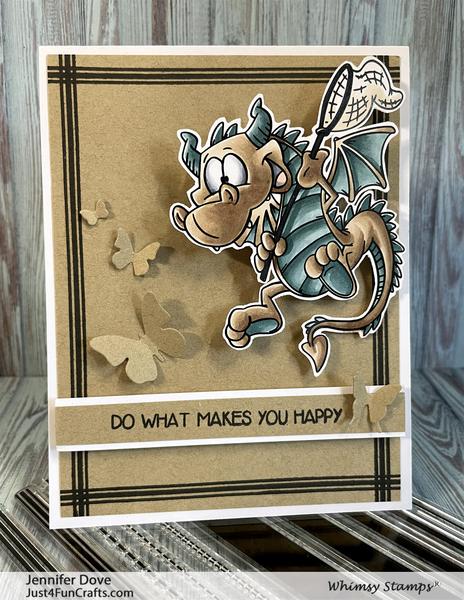 Bild 1 von Whimsy Stamps Clear Stamps - Flight of the Dragons - Drachen