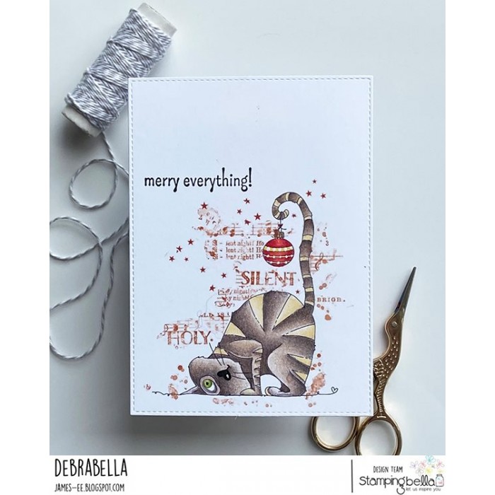 Bild 1 von Gummistempel Stamping Bella Cling Stamp THE CAT AND THE ORNAMENT 