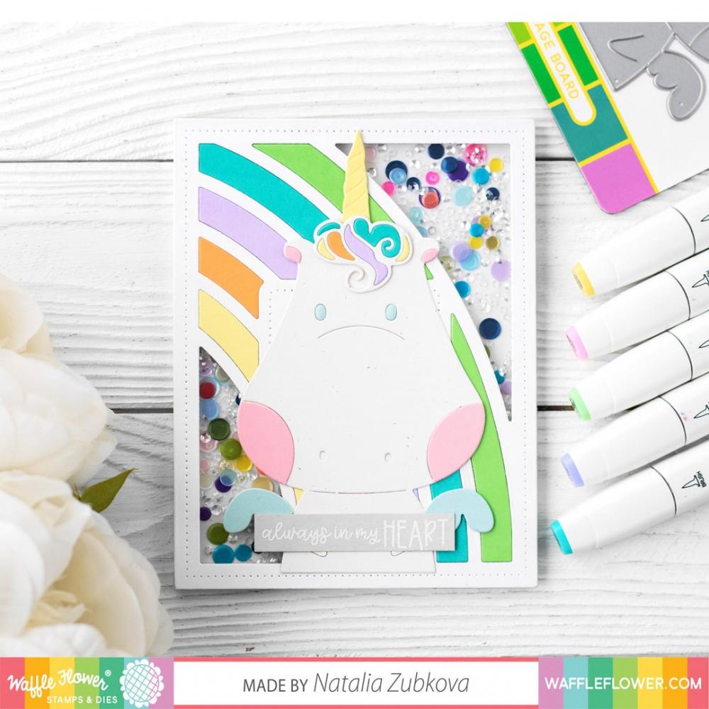 Bild 1 von Waffle Postage Be a Unicorn Die-Set - Stanzset Einhorn