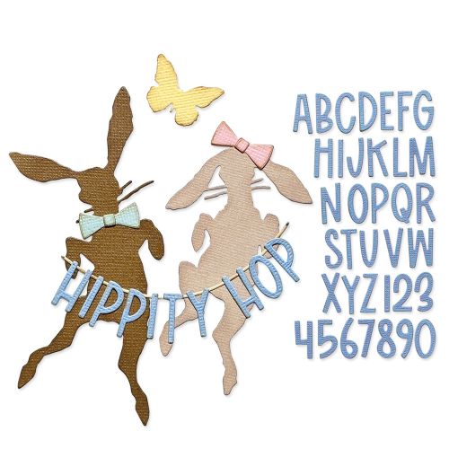 Bild 1 von Sizzix Thinlits Die by Tim Holtz - Stanzschablone - Vault Hippity Hop