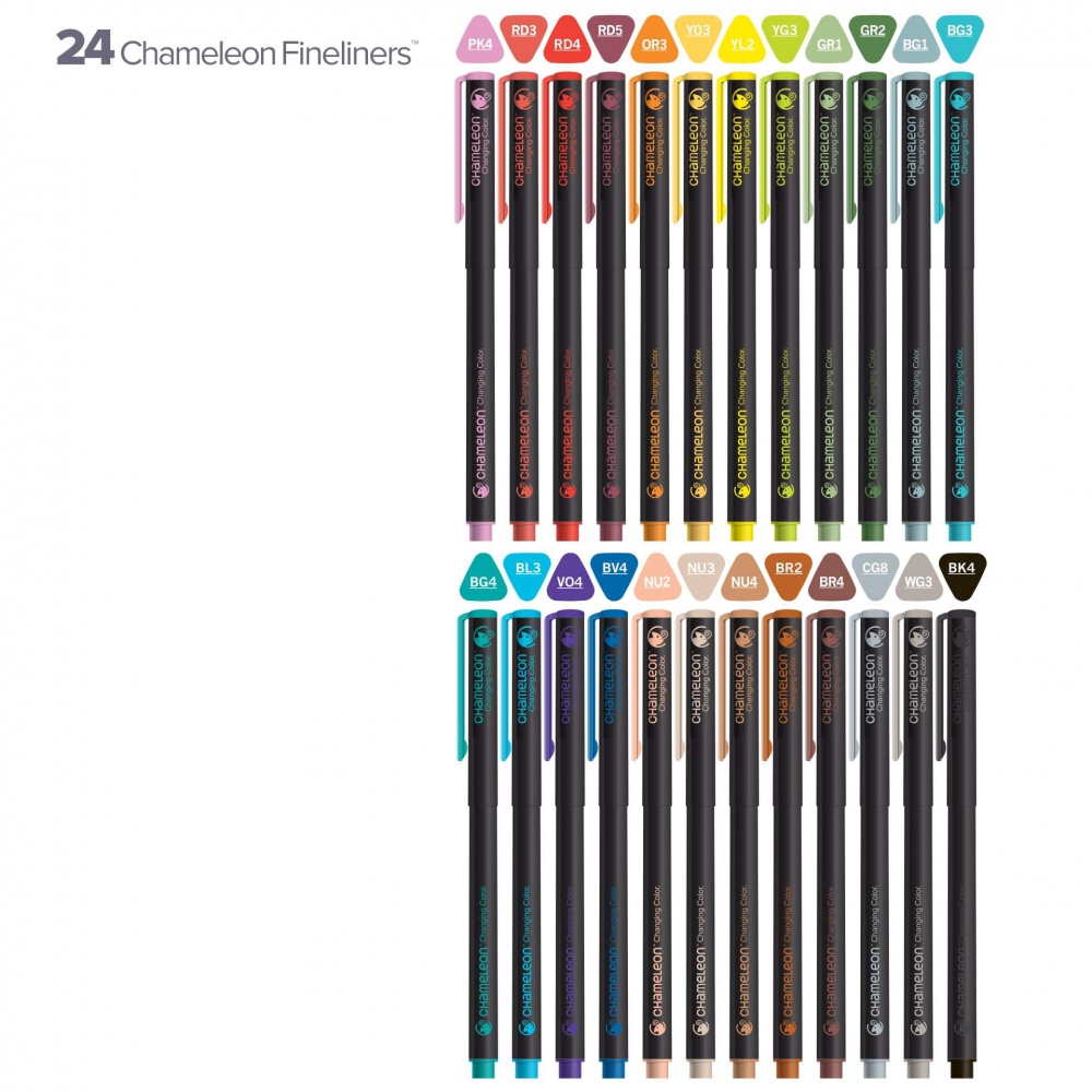 Bild 1 von Chameleon Fineliners 24 pack Kräftigen Farben