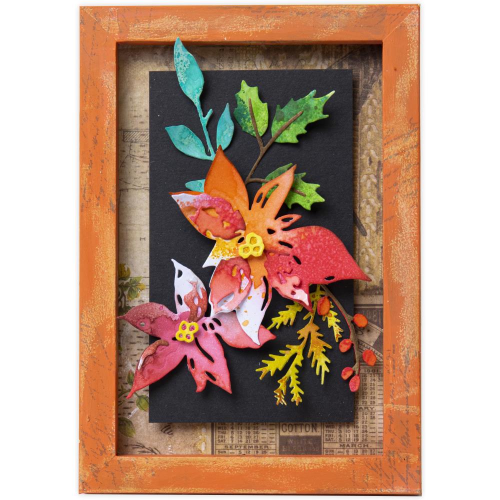 Bild 1 von Sizzix Thinlits Die by Tim Holtz - Stanzschablone - Festive Bouquet - Weihnachtsstern