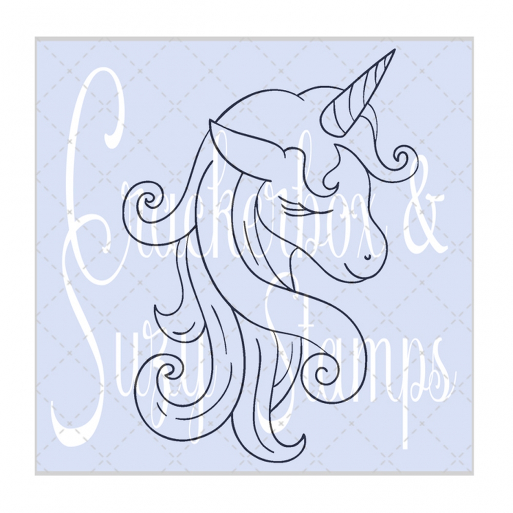 Bild 1 von Crackerbox & Suzy Stamps Cling - Gummistempel Unicorn Sweetie - Einhorn