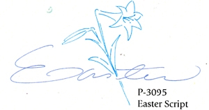 Bild 1 von Art Impressions Stempelgummi Timeless Classic Easter Script