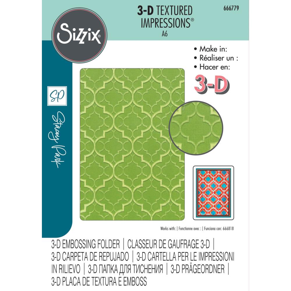 Bild 1 von Sizzix 3D Textured Impressions Emboss Folder By Stacey Park - Prägefolder- Textures From Afar