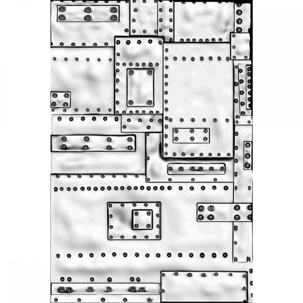 Bild 1 von Sizzix 3-D Texture Fades Embossing Folder by Tim Holtz - Prägefolder - Mini Foundry