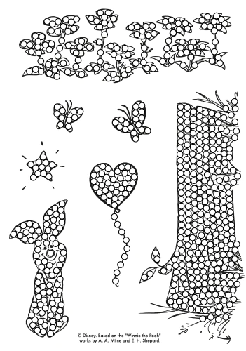 Bild 1 von Disney Winnie The Pooh A6 Crystal Art Stamp - Piglet - Clear Stamps Ferkel