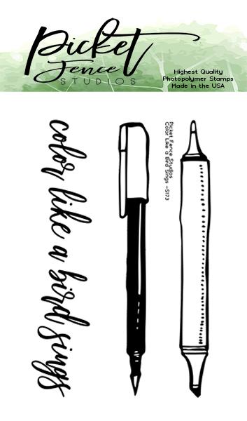 Bild 1 von Picket Fence Studios Clear Stamps Color Like A Bird Sings - Stifte