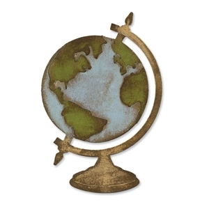 Bild 1 von Tim Holtz Alterations Stanzschablone Sizzix Bigz Die Vintage Globe