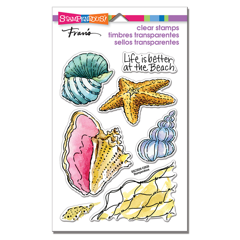 Bild 1 von Stampendous Perfectly Clear Stamps - Shell Beach