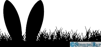 Bild 1 von StempelBar Stempelgummi Ohren im Gras