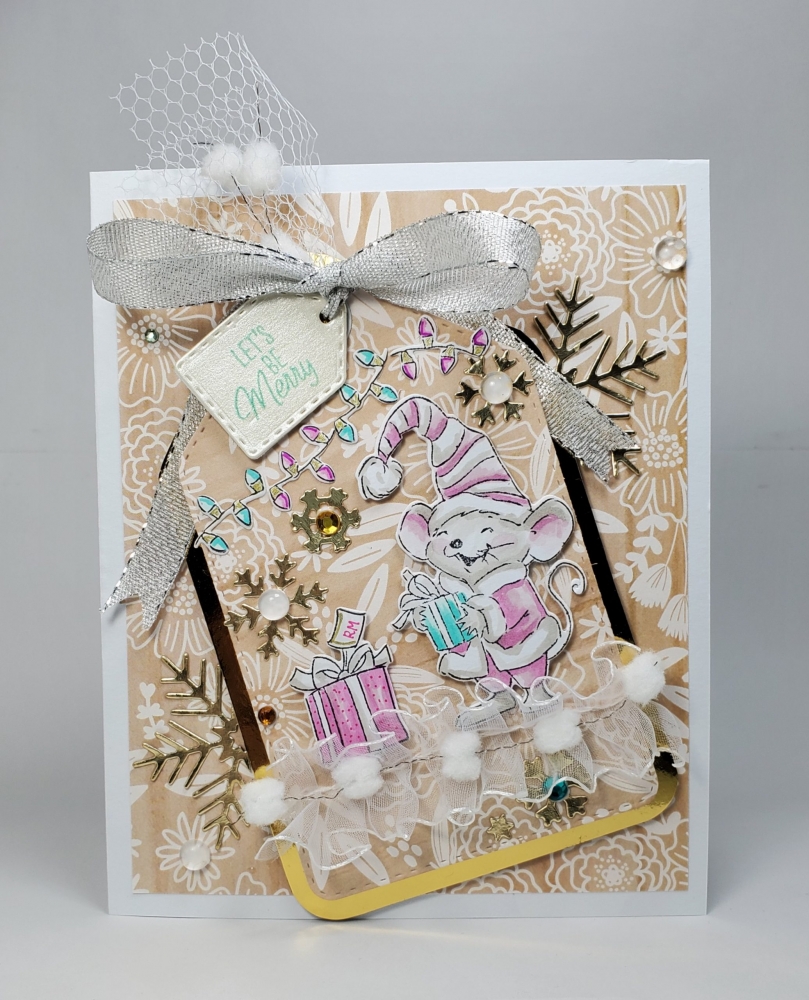 Bild 1 von Art Impressions Clear Stamps Mousey Christmas Set - Stempelset inkl. Stanzen