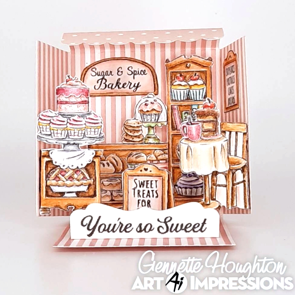 Bild 1 von Art Impressions Clear Stamps with dies Bakery MB - Stempelset inkl. Stanzen