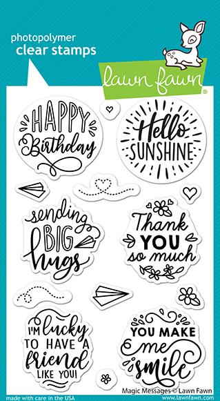 Bild 1 von Lawn Fawn Clear Stamps  - Clearstamp Magic Messages