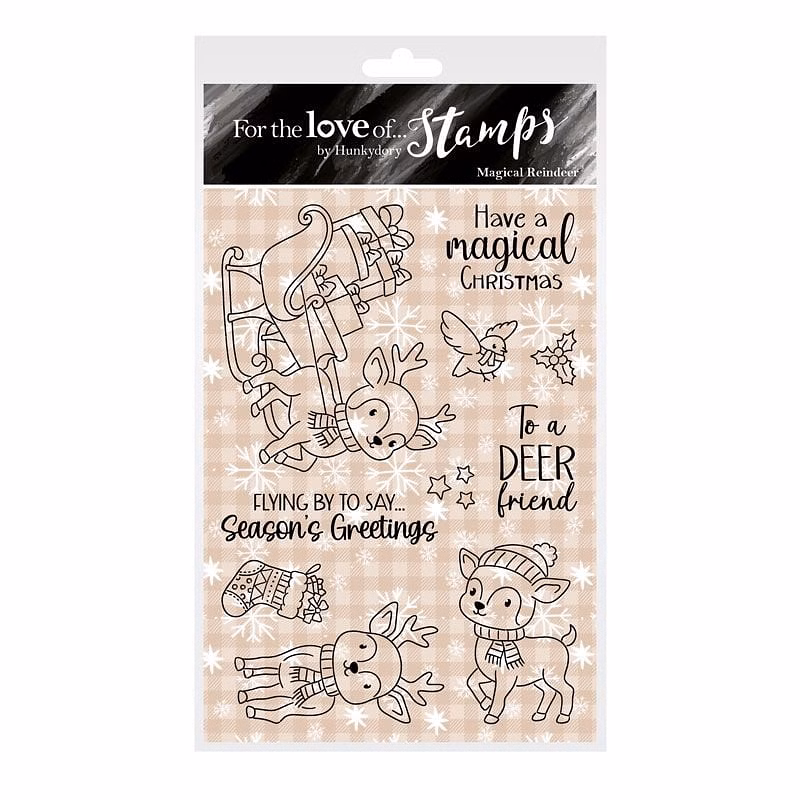 Bild 1 von For the love of...Stamps by Hunkydory - Clear Stamps Magical Reindeer