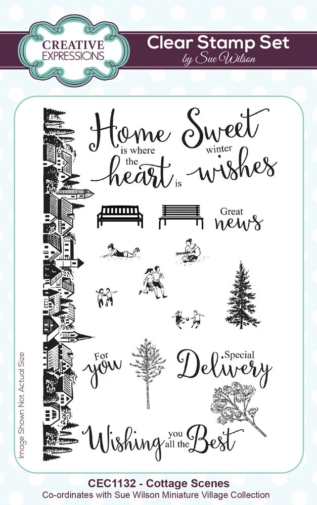 Bild 1 von Creative Expressions • Sue Wilson A6 Clear Stamp Cottage Scenes