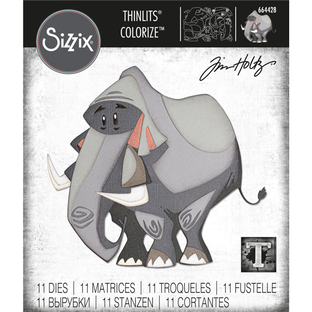 Bild 1 von Sizzix Thinlits Dies Stanzschablone By Tim Holtz Clarence, Colorize