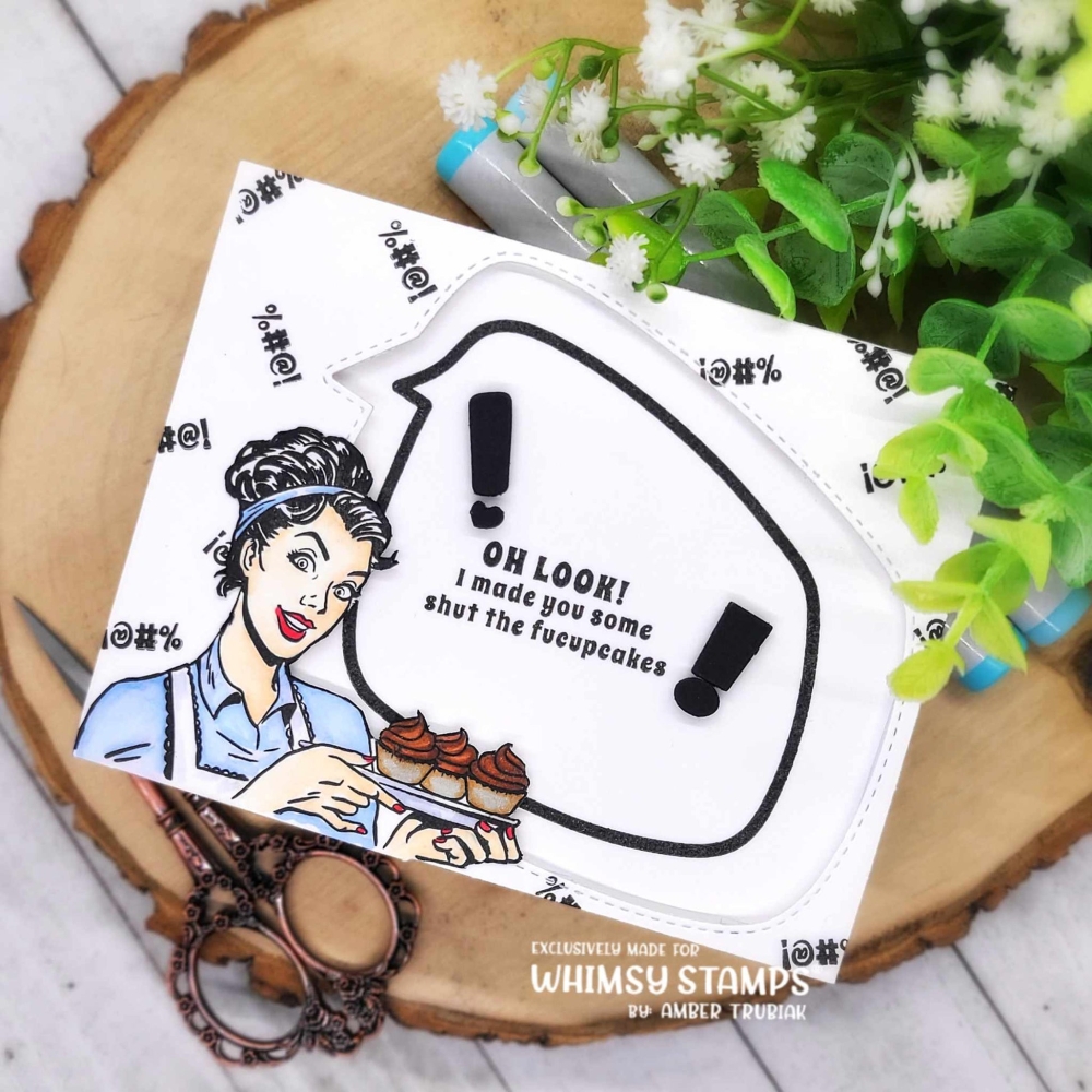 Bild 1 von Whimsy Stamps Die Stanze  -  Comic Speech Bubbles 2 Die Set