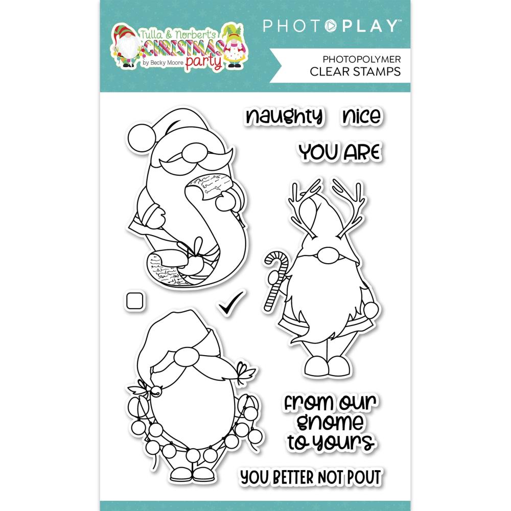 Bild 1 von PHOTOPLAY Clear Stamps - Tulla & Norbert's Christmas Party Gnomes