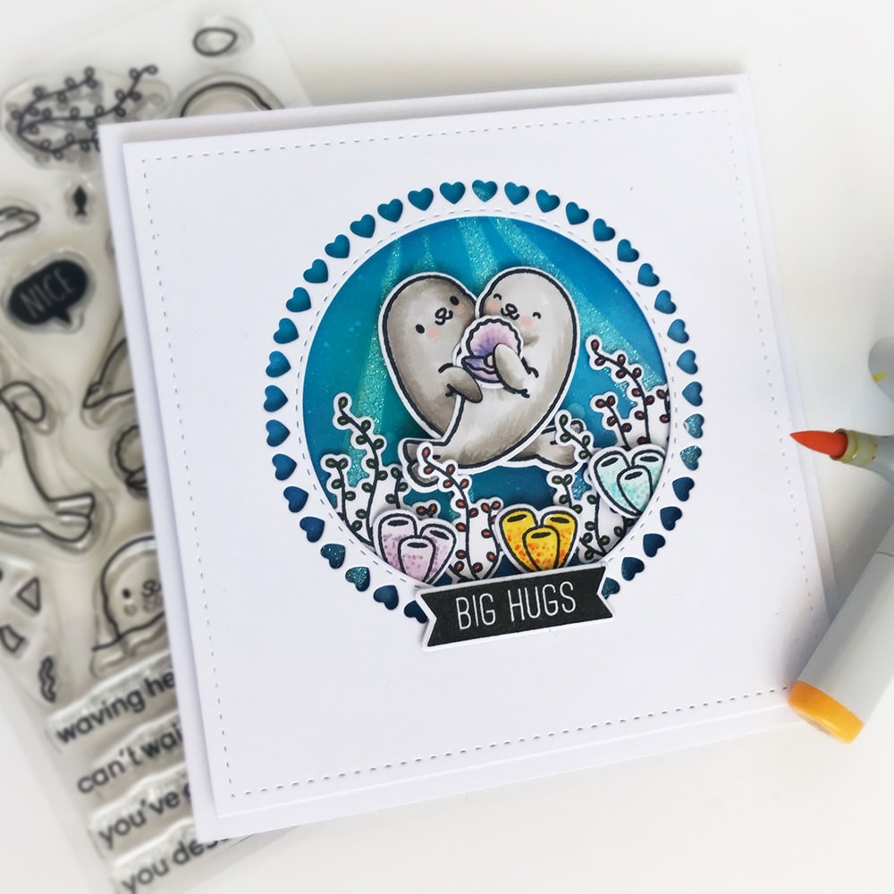 Bild 1 von Heffy Doodle Clear Stamps Set - Sealy Friends - Stempel Seelöwen