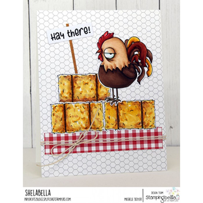 Bild 1 von Gummistempel Stamping Bella Cling Stamp ODDBALL BARN, HAY AND FENCE RUBBER STAMPS (3 STAMPS)