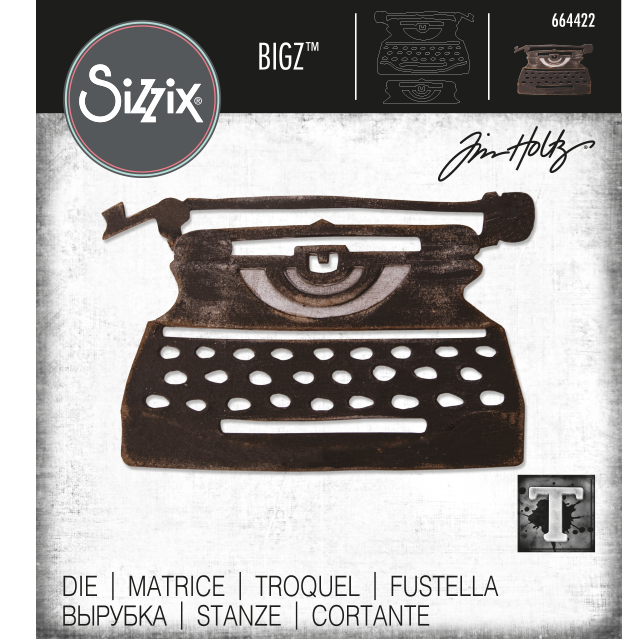 Bild 1 von Sizzix Bigz Die Stanzschablone By Tim Holtz Retro Type