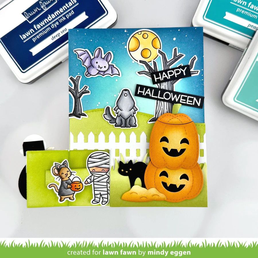 Bild 1 von Lawn Fawn Cuts  - Stanzschablone knock knock, who's there?