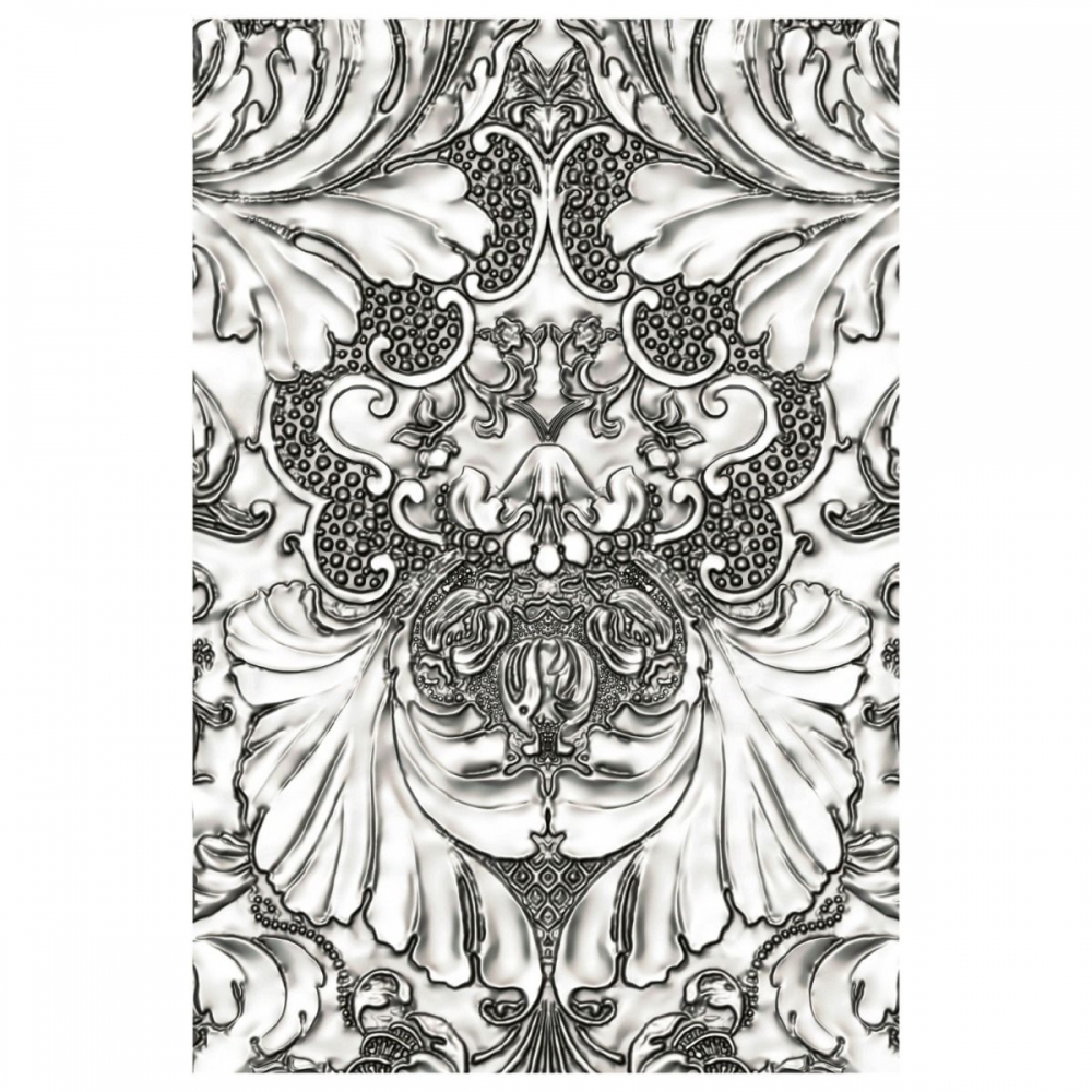 Bild 1 von Sizzix 3-D Texture Fades Embossing Folder by Tim Holtz - Prägefolder - Damask