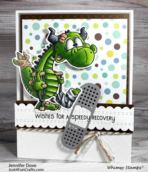 Bild 1 von Whimsy Stamps Clear Stamps  - Get Well Dragons - Gute Besserung Drachen