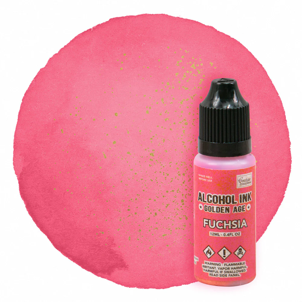 Bild 1 von Couture Creations - Alcohol Inks Golden Age  / (Farbe) Fuchsia