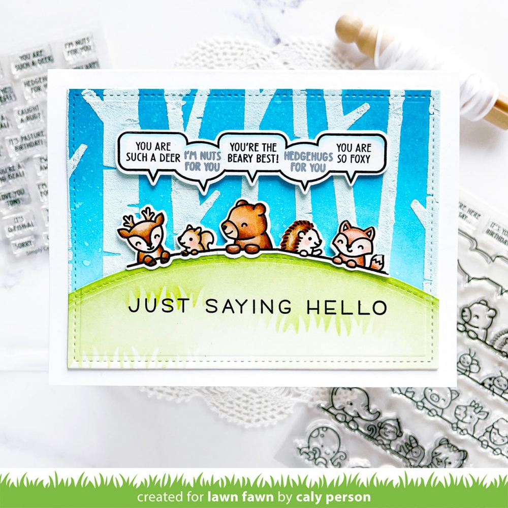 Bild 1 von Lawn Fawn Clear Stamps  - simply celebrate more critters add-on