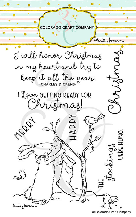Bild 1 von Colorado Craft Company Clear Stamps - Getting Ready - By Anita Jeram