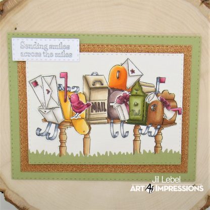 Bild 1 von Art Impressions Clear Stamps with dies Happy Mailbox Cubbies - Stempelset inkl. Stanzen