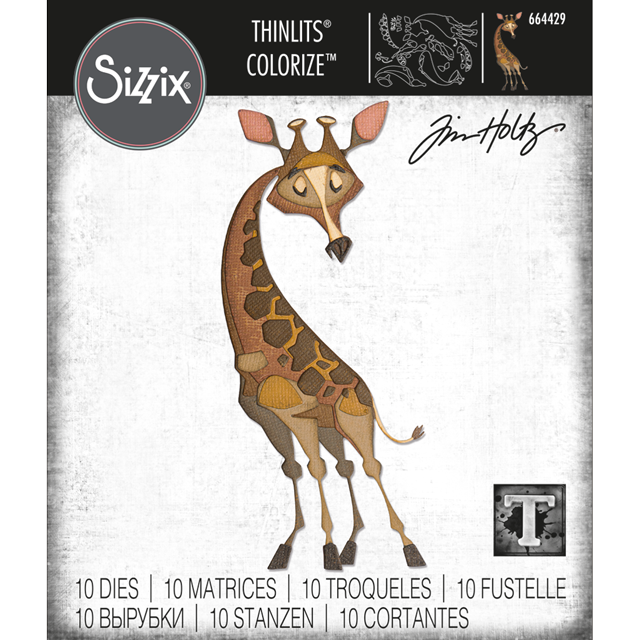 Bild 1 von Sizzix Thinlits Dies Stanzschablone By Tim Holtz Gertrude, Colorize