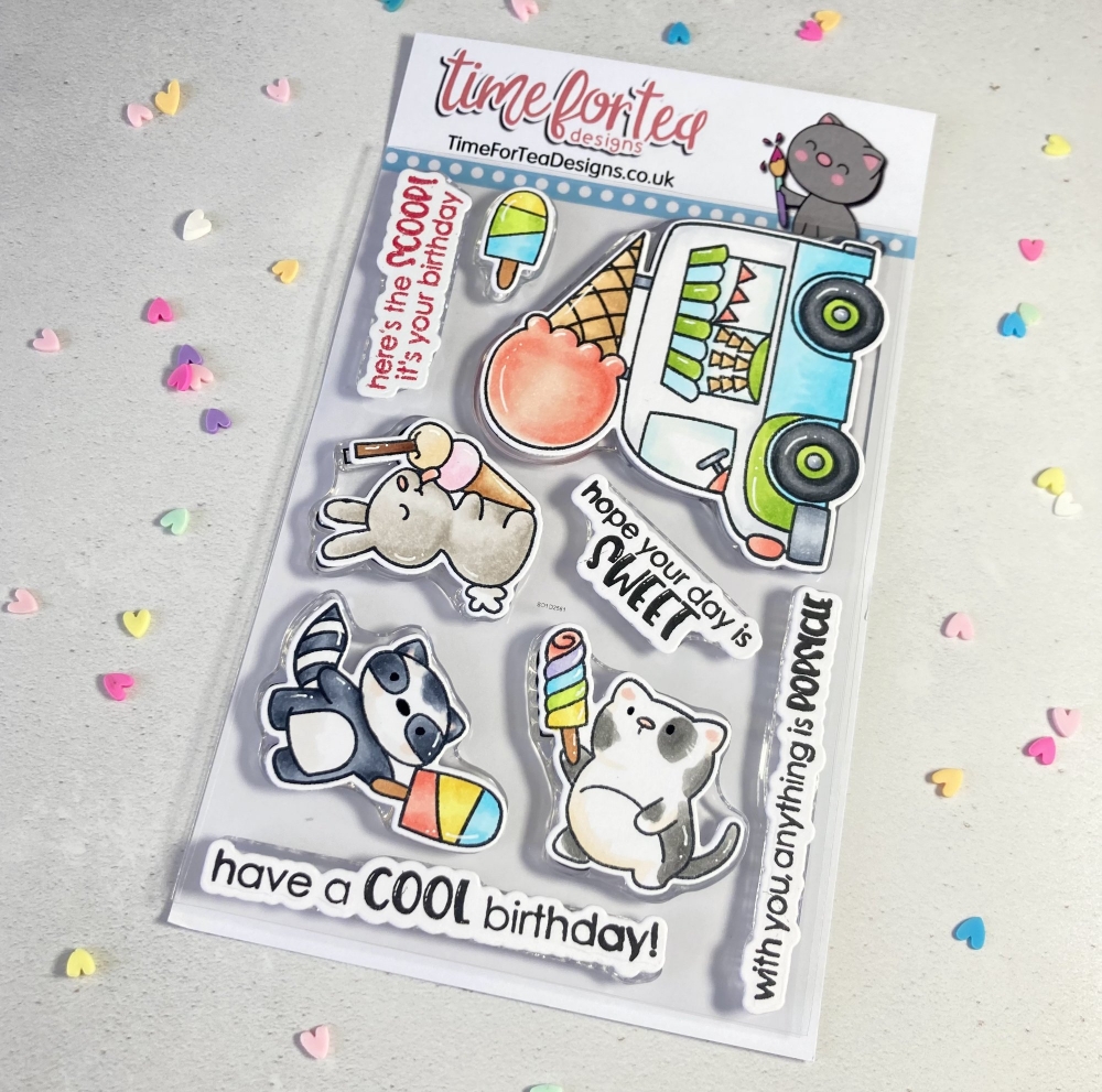 Bild 1 von time for tea designs - Clear Stamp Set - Cool Critters