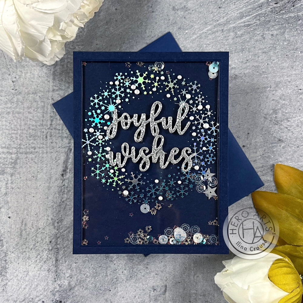 Bild 1 von Hero Arts Stanze - Snowflake Wreath Hot Foil Plate (D)