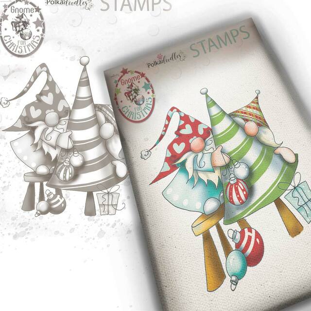 Bild 1 von Polkadoodles Clear Stamps - Decorating the Tree Gnomes
