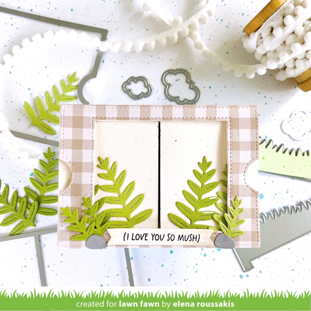 Bild 1 von Lawn Fawn Cuts  - Stanzschablone ta-da! diorama! grassy hillside inserts