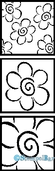 Bild 1 von StempelBar Stempelgummi Blumentriologie