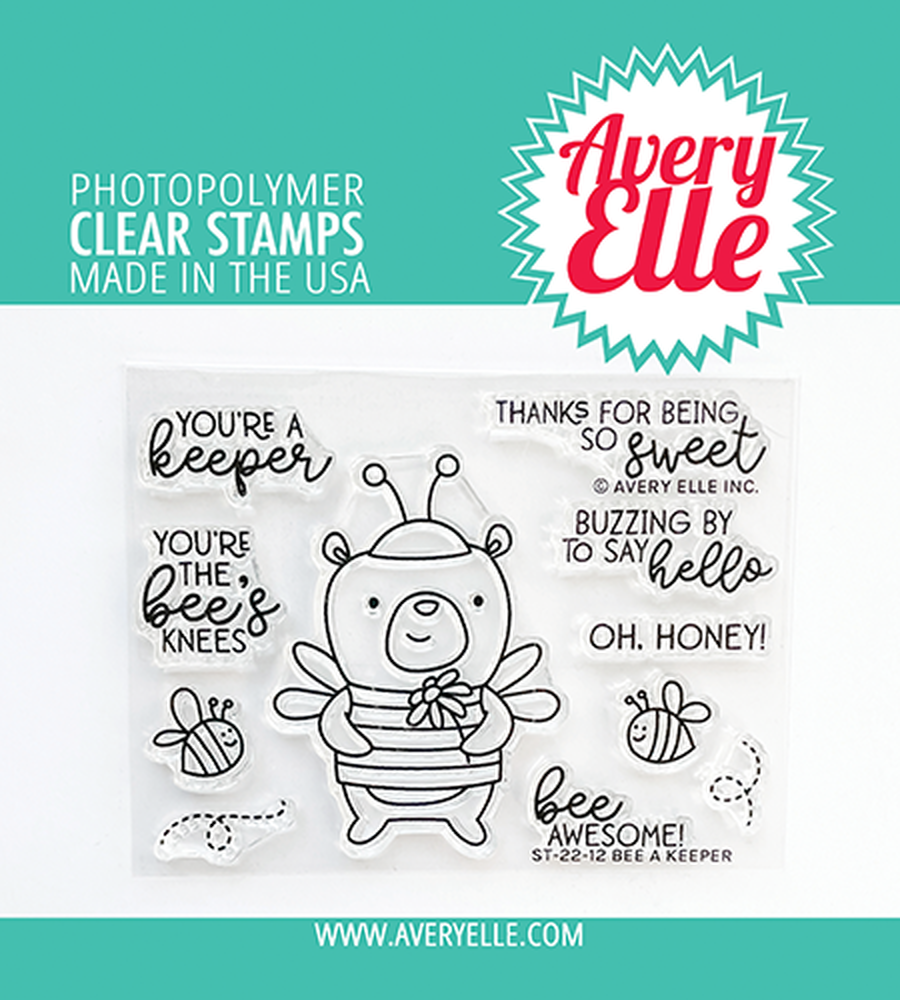 Bild 1 von Avery Elle Clear Stamps - Bee A Keeper