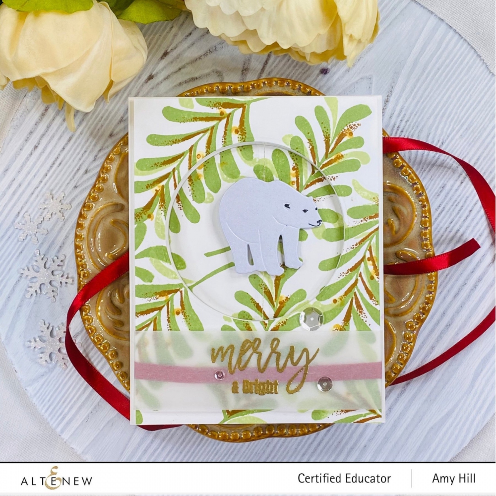 Bild 1 von Altenew Mini Delight: Polar Bear Stamp & Die Set - Bär Stempel und Stanze