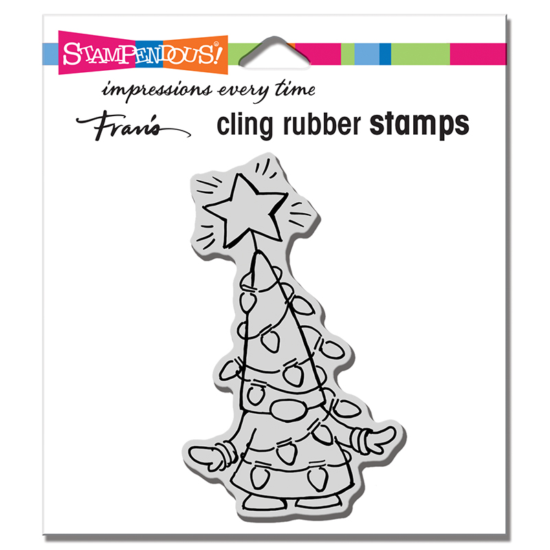 Bild 1 von Stampendous Cling Rubber Stamps - Gnome Lights Rubber Stamp