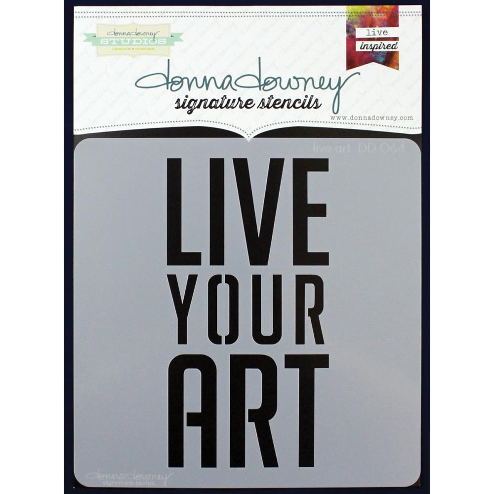 Bild 1 von Donna Downey Signature Stencils Schablone Live Art