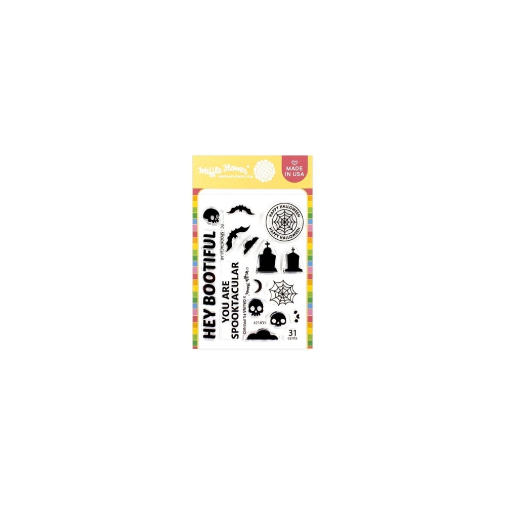Bild 1 von Waffle Flower Postage Collage Spooktacular Stamp Set - Stempel