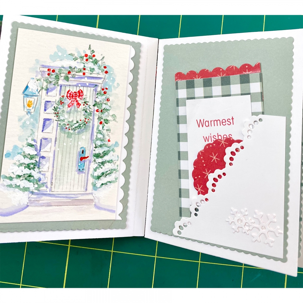 Bild 1 von Art Impressions Clear Stamp Set - Door and Stockings Set